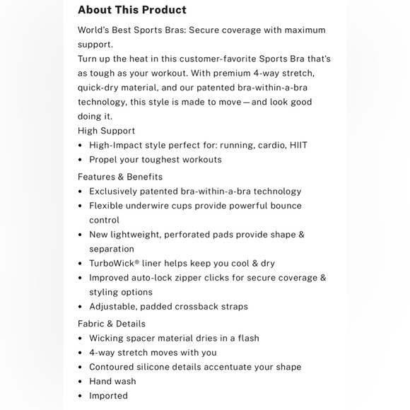 VSX Knockout Front-Close Sports Bra 36C - Picture 11 of 11